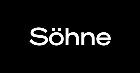 sohne breit font.